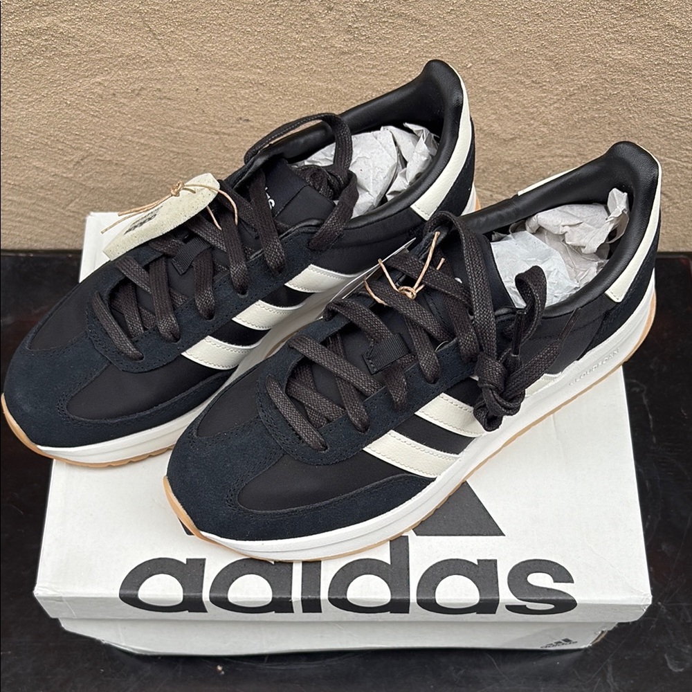Adidas Black and White Classic Sneakers